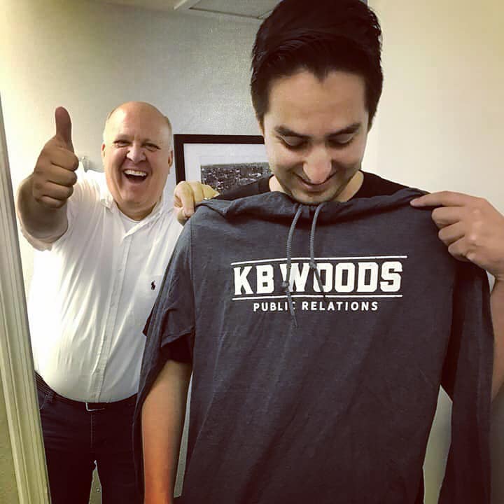 thumbs up with KB Woods PR