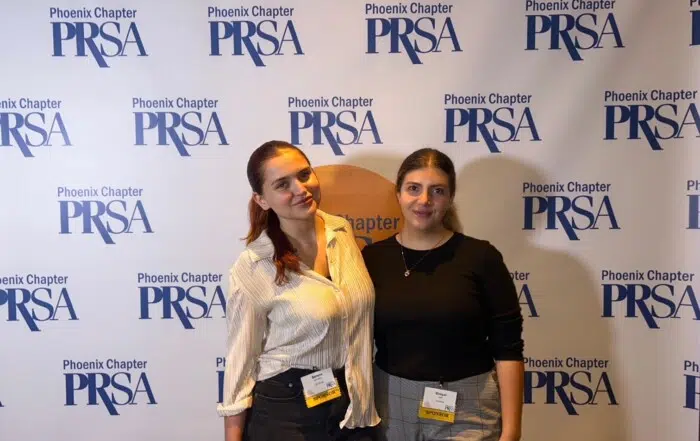 KB Woods 2023 Interns at the PRSA Copper Anvil Awards