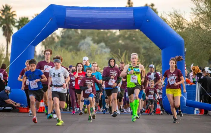 Runners at the Phoenix Zoo Move and Groove