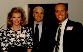 Keith Woods with John and Cindy McCain